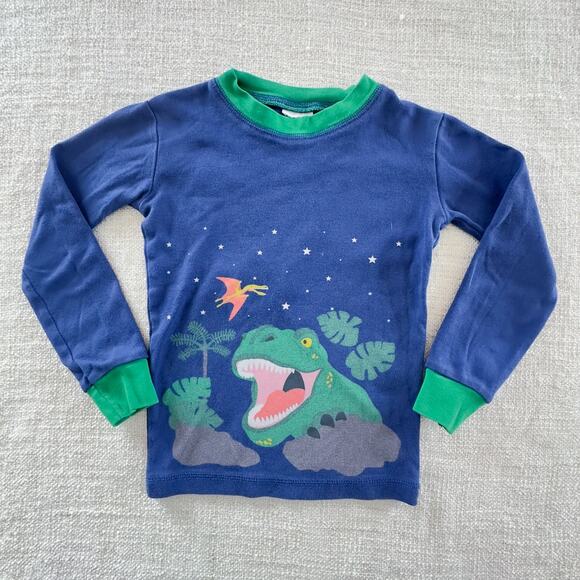 Mini Boden Dinosaur Pajama Top VGUC 5/6 - Picture 1 of 3